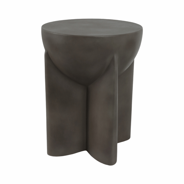 Sagebrook Home 19in. Contemporary  Pottery Cement Accent Table