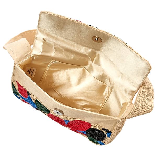 Sol & Mer Floral Beaded Shoulder Bag