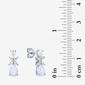 Gemstone Classics™ Lab Grown Opal & White Sapphire Earrings - image 4