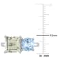 Gemstones Classics™ Octagon Green Quartz & Sky Blue Topaz Ring - image 5