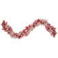 Northlight 9ft. Pre-lit Flocked Red Pine Christmas Garland - image 1
