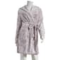 Womens Danskin Line Floral Luxe Plush Hooded Wrap Robe - image 1