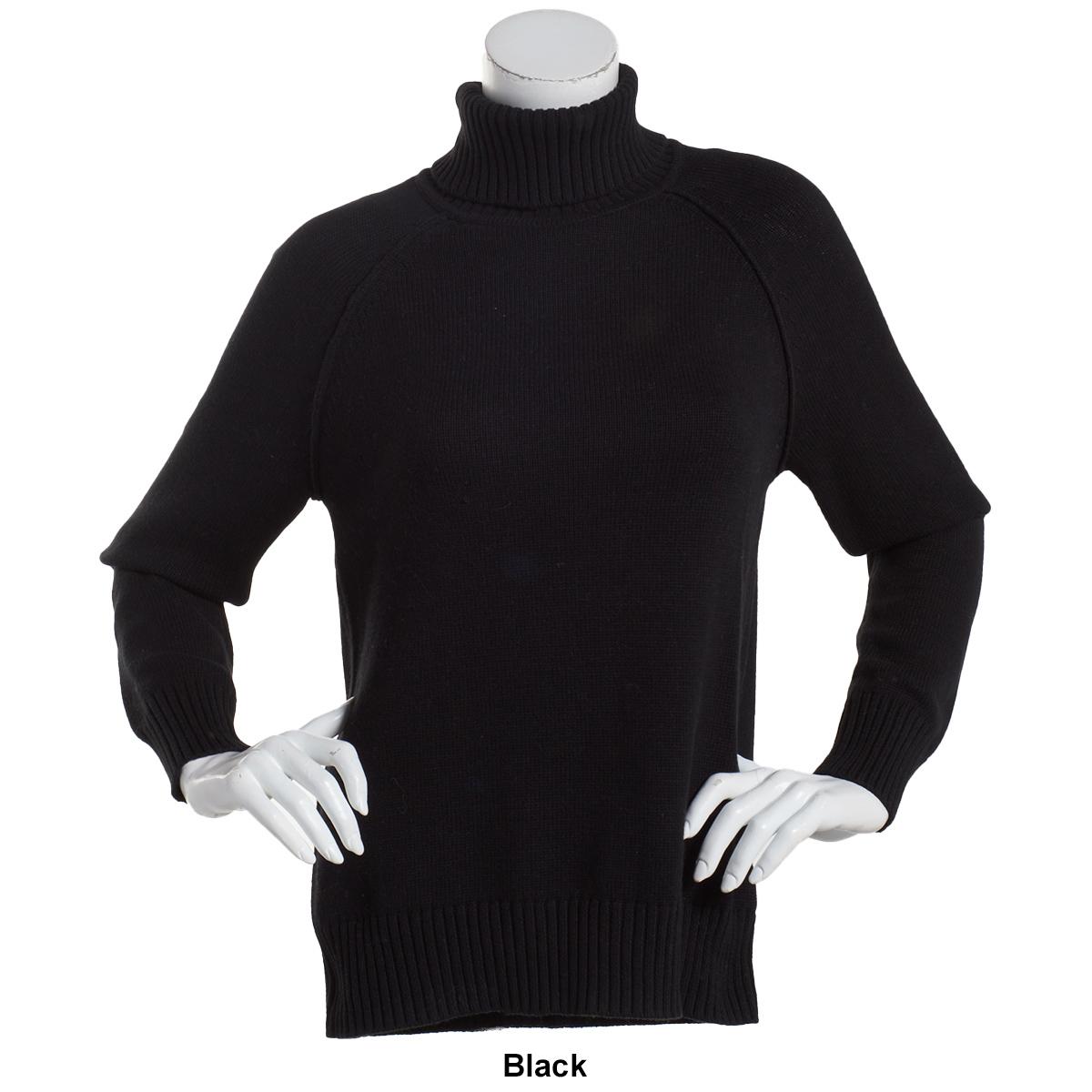 Womens 89th &amp; Madison Perfect Long Sleeve Turtleneck Sweater