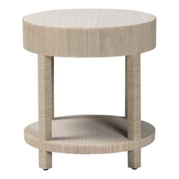 bali & pari Sadia Bohemian Woven Natural Grasscloth Nightstand
