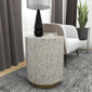 9th & Pike® Contemporary White Mother Of Pearl Shell Accent Table - image 6