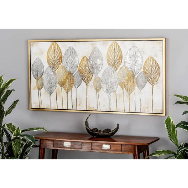 CosmoLiving by Cosmopolitan Brown Canvas Wall Art
