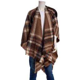 Womens Altare Classic Plaid Ruana