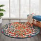 Nourison Aloha Scroll Contemporary Round Rug - image 6