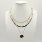 Ashley Cooper(tm) Two-Tone Multi Layered Disc Pendant Necklace - image 1
