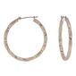 Candela 14kt. Gold Square Twist Hoop Earrings - image 1