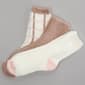 Womens Cuddl Duds 3pk. Check Cozy Crew Socks - image 1