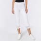 Womens 89th & Madison Crochet Trim Hem Capris - image 1
