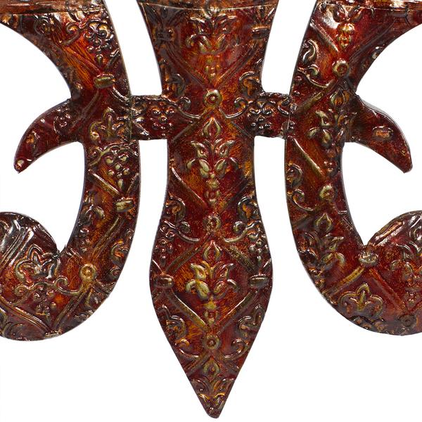 9th & Pike® Fleur De Lis Pierced Wall Décor