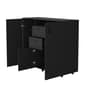 FM FURNITURE Sicilia Black Two-Door Cabinet Dresser - image 3