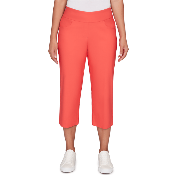 Petite Ruby Rd. Key Items Pull On Silky Tech Capri - image 