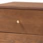 Baxton Studio Landis Ash Walnut Finished Wood 2-Drawer Nightstand - image 5