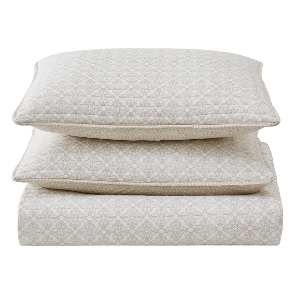 Patina Vie Maison Vintage Floral Benton Diamond Rose Quilt Set