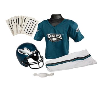 Franklin Sports NFL Philadelphia Eagles Deluxe Uniform Set