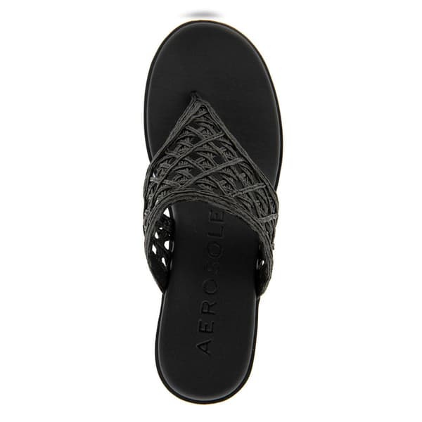 Womens Aerosoles Ivie Wedge Thong Sandals