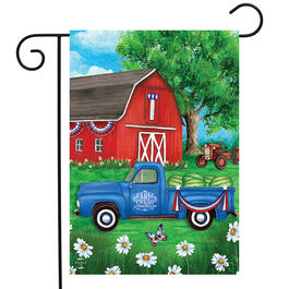 Briarwood Lane Sunshine Barn Garden Flag