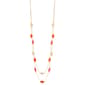 Ashley Cooper(tm) Long 2 Row Mult Coral Illusion Necklace - image 1