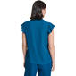 Plus Size Calvin Klein Cap Sleeve Ruffle Button Front Blouse - image 2