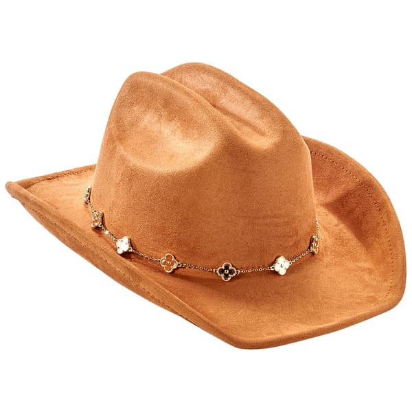 Womens Twig & Arrow Clover Chain Detail Cowboy Hat - image 