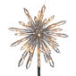Kurt S. Adler UL 30 Light Crystal Snowflake Tree Topper - image 1