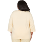 Plus Size Alfred Dunner Al Fresco Floral Embroidery Blouse - image 2