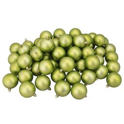 Northlight 60ct. Kiwi Green Matte Christmas Ball Ornaments
