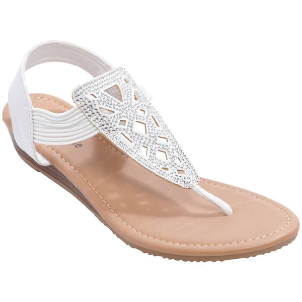 Womens New @ttitude Glitzy Sandals - image 