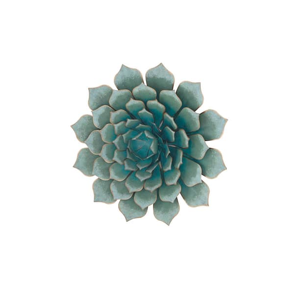 9th & Pike&#174; Dimensional Metal Succulent Wall D&#233;cor