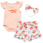 Baby Girl (3-9M) Baby Essentials Dads Sweetie Peaches Short Set - image 1