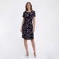 Petite Robbie Bee Short Sleeve Sarong Sheath Dress - image 1