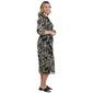 Womens Nanette Lepore 3/4 Sleeve Clip Dot Midi Dress - image 4