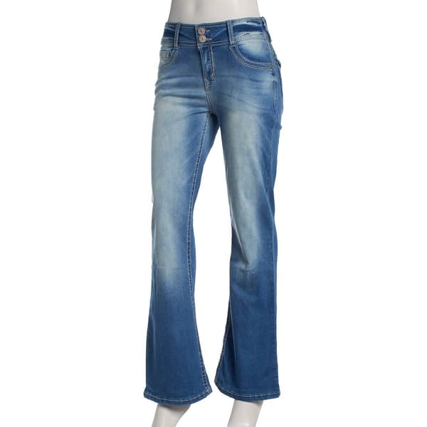 Juniors Wallflower Mirabelle Contour Curvy Bootcut Jeans