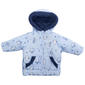 Baby Boy (12-24M) Wippette Penguin Print Quilted Coat - image 1