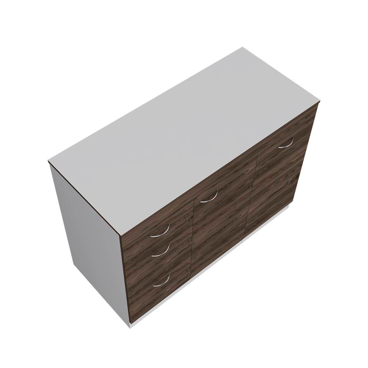 FM FURNITURE Joliet Two-Tone Kitchen Base Cabinet