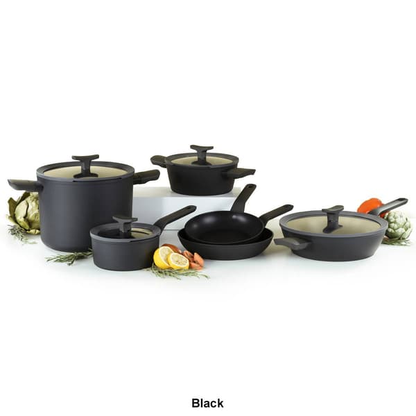 BergHOFF Leo 10pc. Non-stick Ceramic Cookware Set w/ Glass Lid
