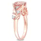 Gemstone Classics™ 10kt. Rose Gold 1/7ctw. Diamond Ring - image 3