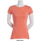 Juniors Aveto Short Sleeve Basic Crew Neck Cap Sleeve Tee - image 9