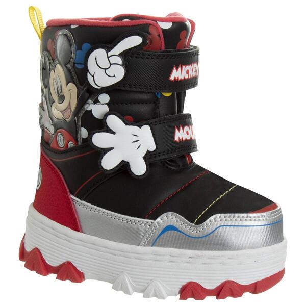 Little Boys Disney Mickey Mouse Snow Boots - image 