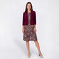 Womens Perceptions 3/4 Sleeve Floral Shift Jacket Dress - image 1