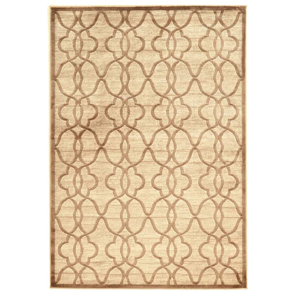 Linon Home Decor Company Platinum Raw Iron Accent Rug - 2x3