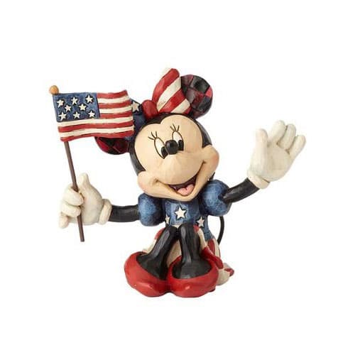 Jim Shore Mini Patriotic Minnie - image 