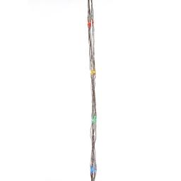 Kurt Adler 78in Silver Nylon 200 Multi-colored LED Lights