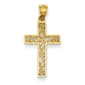 Gold Classics(tm) 14kt. Yellow Gold Scroll Cross Pendant - image 1