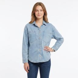 Juniors Wallflower Kenna Denim Shacket