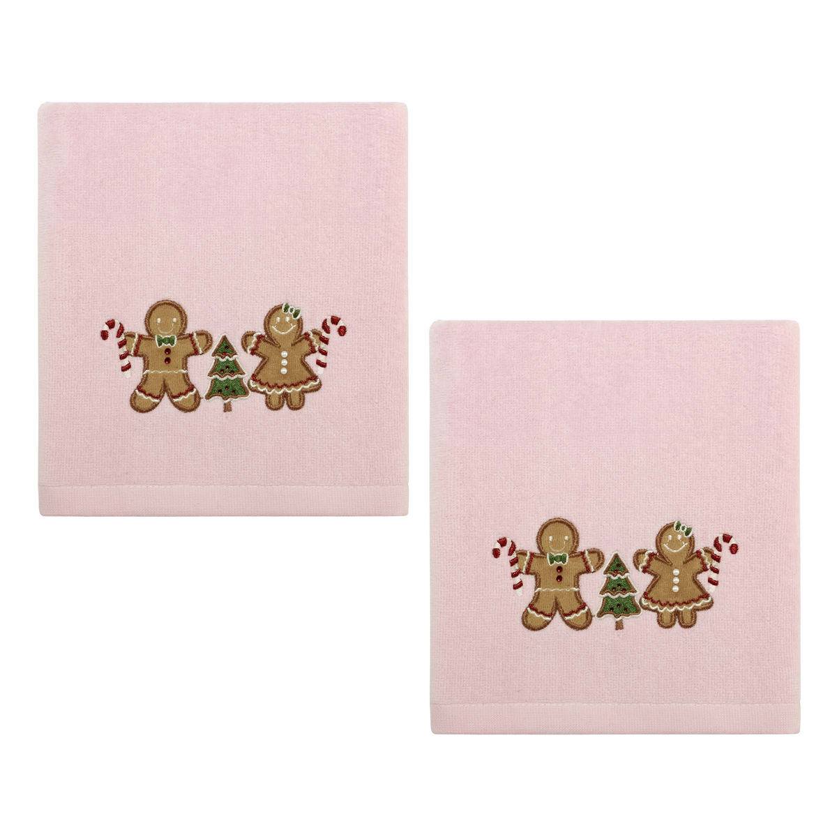 Avanti Gingerbread People 2pc. Hand Towel