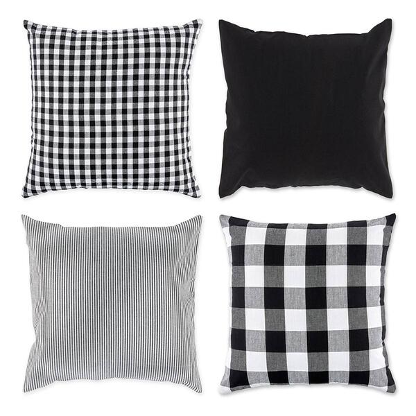 DII(R) Assorted Pillow Covers Set of 4 - 18x18 - image 